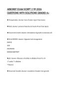 ARBORIST EXAM SCRIPT 2 191 2026 QUESTIONS WITH SOLUTIONS GRADED A&plus;