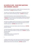 GA SURPLUS LINES - EXAM PREP QUESTIONS  AND ANSWERS&period; 2026&sol;2027