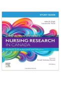 TEST BANK FOR LoBiondo-Wood and Haber's Nursing Research in Canada&colon; Methods&comma; Critical Appraisal&comma; and Utilization&comma; 5th Edition by Mina D&period; Singh&comma; Lorraine Thirsk ISBN&colon;978-0323778985 COMPLETE GUIDE 100&percnt; VERIFIED A&plus; GRADE ASSURED&excl;&excl;&excl;NEW LATEST UPDATE&excl;&excl;&excl;