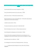 BISC 261 Exam Questions and answers with complete solutions Latest Updated 2025 &vert; Verified A&plus; Graded&period; 