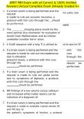 ARRT MRI Exam with all Correct & 100&percnt; Verified Answers &vert;Actual Complete Exam &vert;Already Graded A&plus;