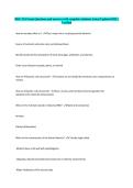 BISC 261 Exam Questions and answers with complete solutions Latest 2025&sol;2026 Update &vert;Verified A&plus; Graded&period; 
