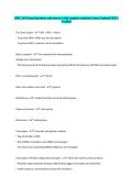 BISC 261 Exam Questions and answers with complete solutions Latest Updated 2025 &vert; Verified A&plus; Graded&period; Test Questions With Correct Answers Graded A&plus; &vert; 2025&sol;2026&vert;  