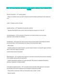 BISC 261 Exam Questions and answers with complete solutions Latest Updated 2025 &vert; Verified