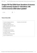 Oregon PSI Test 2026 Exam Questions & Answers &vert; Latest Already Graded A&plus; &vert;Questions with Correct Answers 2026 latest update&excl;&excl;