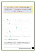 BLAW 310 EXAM ONE FRED DAVIS QUESTIONS AND ANSWERS 100&percnt; PASS 2026 EDITION