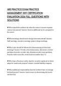 ARE PRACTICE EXAM PRACTICE MANAGEMENT 509 CERTIFICATION EVALUATION 2026 FULL QUESTIONS WITH SOLUTIONS