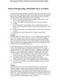 Porth's Pathophysiology&colon; Concepts of Altered Health States &lpar;10th Edition&rpar; &ndash; Nursing Pathophysiology Test Bank by Tommie L&period; Norris &ndash; Comprehensive Practice Questions with Answers