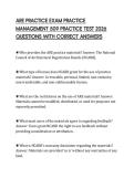 ARE PRACTICE EXAM PRACTICE MANAGEMENT 509 PRACTICE TEST 2026 QUESTIONS WITH CORRECT ANSWERS