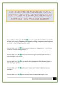 C201 ELECTRICAL SSYSTEMS 1 SACA CERTIFICATION EXAM QUESTIONS AND ANSWERS 100&percnt; PASS 2026 EDITION
