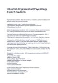 Industrial-Organizational Psychology Exam 2-Graded A