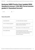 Bootcamp INBDE Practice Exam &lpar;updated 2026&rpar; Questions & Answers &vert; With 100&percnt; Correct Answers graded A&plus; Guaranteed Success&excl;&excl;