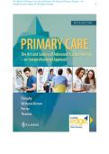 Primary Care&colon; The Art and Science of Advanced Practice Nursing &ndash; An Interprofessional Approach &lpar;5th Edition&rpar; by Lynne M&period; Dunphy &ndash; Advanced Practice Nursing Test Bank with Exam Questions and Answers