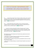 CM 3111 EXAM 1 QUESTIONS AND ANSWERS 100&percnt; PASS 2026 EDITION