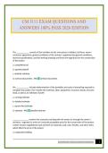 CM 3111 EXAM QUESTIONS AND ANSWERS 100&percnt; PASS 2026 EDITION