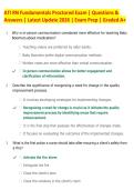 ATI RN Fundamentals Proctored Exam &vert; Questions &  Answers &vert; Latest Update 2026 &vert; Exam Prep &vert; Graded A&plus;