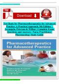 Test Bank for Pharmacotherapeutics for Advanced Practice&colon; A Practical Approach&comma; 5th Edition &ndash; Arcangelo&comma; Peterson & Wilbur &vert; Complete Exam Questions and Answers &vert; Nurse Practitioner Pharmacology Study Guide