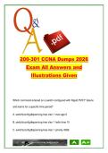 Cisco Certified Network Associate CCNA &lpar;200-301&rpar; &ndash; Complete Practice Questions and Answers for Networking Certification Exam &lpar;2026&rpar;