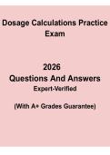 Dosage Calculations Practice Questions &vert; Nursing Math Study Guide PDF