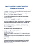 COSC 253 Exam 1 Review Questions With Correct Answers 