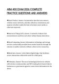ARM 400 EXAM 2026 COMPLETE PRACTICE QUESTIONS AND ANSWERS