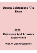 Dosage Calculations ATIs &vert; Nursing Study Guide PDF
