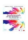 TEST BANK FOR FUNDAMENTALS OF  NURSING&colon; ACTIVE LEARNING FOR  COLLABORATIVE PRACTICE 2ND  EDITION&comma; BY BARBARA L YOOST 