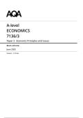 AQA A-level ECONOMICS Paper 3  JUNE 2025 MARK SCHEME