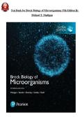 Test Bank for Brock Biology of Microorganisms 15th Edition by Michael T&period; Madigan