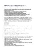 CMS Fundamentals ATI CH 1-9  NEWEST 2026&sol;2027 ACTUAL EXAM COMPLETE QUESTIONS AND CORRECT DETAILED ANSWERS &lpar;VERIFIED ANSWERS&rpar; &vert;ALREADY GRADED A&plus;&vert;&vert;BRAND NEW&excl;&excl;