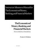 Solution manual for The Economics of money banking and financial markets 13th global edition by Frederic S&period; Mishkin All Chapters 1-26