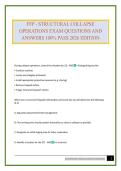 FFP - STRUCTURAL COLLAPSE OPERATIONS EXAM QUESTIONS AND ANSWERS 100&percnt; PASS 2026 EDITION