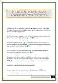 FTE 217 EXAM QUESTIONS AND ANSWERS 100&percnt; PASS 2026 EDITION