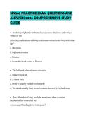 MN568 PRACTICE EXAM QUESTIONS AND ANSWERS 2026 COMPREHENSIVE STUDY GUIDE