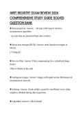 ARRT REGISTRY EXAM REVIEW 2026 COMPREHENSIVE STUDY GUIDE SOLVED QUESTION BANK