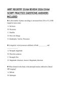ARRT REGISTRY EXAM REVIEW 2026 EXAM SCRIPT PRACTICE QUESTIONS ANSWERS INCLUDED