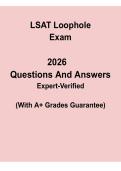 LSAT Loophole &vert; Study Guide and Exam Strategies PDF