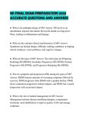 MS FINAL EXAM PREPARATION 2026 ACCURATE QUESTIONS AND ANSWERS