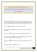 UNF MAN3025 EXAM 1&lpar;CH1-3&rpar; QUESTIONS AND ANSWERS 100&percnt; PASS 2026 EDITION
