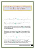 MS2 EXAM 3 QUESTIONS AND ANSWERS 100&percnt; PASS 2026 EDITION