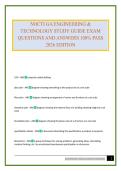 NOCTI GA ENGINEERING & TECHNOLOGY STUDY GUIDE EXAM QUESTIONS AND ANSWERS 100&percnt; PASS 2026 EDITION