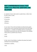 NAFI COMPREHENSIVE EXAM STUDY GUIDE 2026 PRACTICE QUESTIONS AND SOLUTIONS