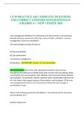 CCM PRACTICE ABI COMPLETE QUESTIONS AND CORRECT ANSWERS WITH RATIONALE &vert; GRADED A&plus; &vert; NEW UPADTE 2026