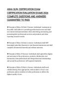 ASHA SLPA CERTIFICATION EXAM CERTIFICATION EVALUATION EXAMS 2026 COMPLETE QUESTIONS AND ANSWERS GUARANTEED TO PASS