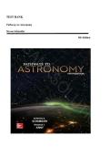 Pathways to Astronomy 5th Edition by Steven Schneider Test Bank &vert;ISBN&colon; 9781259722622&vert; Guide A&plus;