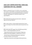 ASHA SLPA CERTIFICATION FINAL PAPER 2026 QUESTIONS WITH FULL ANSWERS