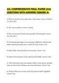 ASL ACTUAL CERTIFICATION FINAL 2026 QUESTIONS WITH ANSWERS GRADED A&plus;