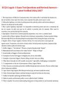 SCCJA Legals 1 Exam &ndash; Test Questions with Revised Answers&comma; Latest Verified 2026&sol;2027 &ndash; South Carolina Criminal Justice Academy