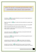 NSG 555 QUIZ 2 EXAM QUESTIONS AND ANSWERS 100&percnt; PASS 2026 EDITION