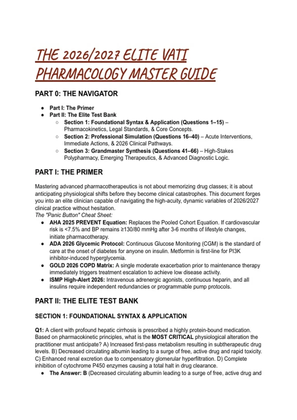 Elite Test Bank: Essentials of Pharmacology for Health Professions (9th ...